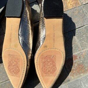 Vince Camuto Gold Snake Skin with studs